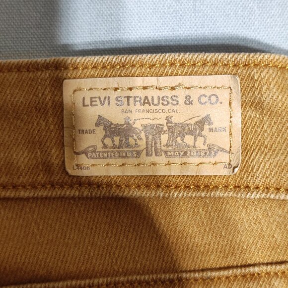Levi's jeans woman's size 12/W31 desert brown colour High-rise Skinny - Picture 5 of 14
